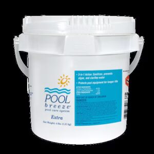 Pool Breeze Extra Chlorine Tablets 4 lb Pail 6/Case | PBZ88590