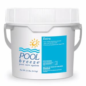 Pool Breeze Extra all-in-one Chlorine Tablets 21 lb Pail | PBZ88592
