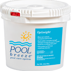 Pool Breeze Optimight Cal Hypo Slow Dissolving Chlorine Tablets 4.5 lb Pail | PBZ88431